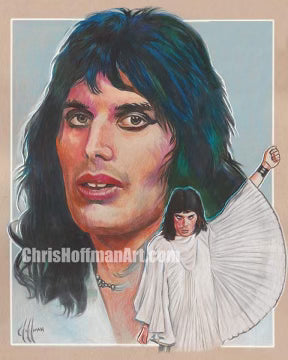 Queen Freddie Mercury Wall Art