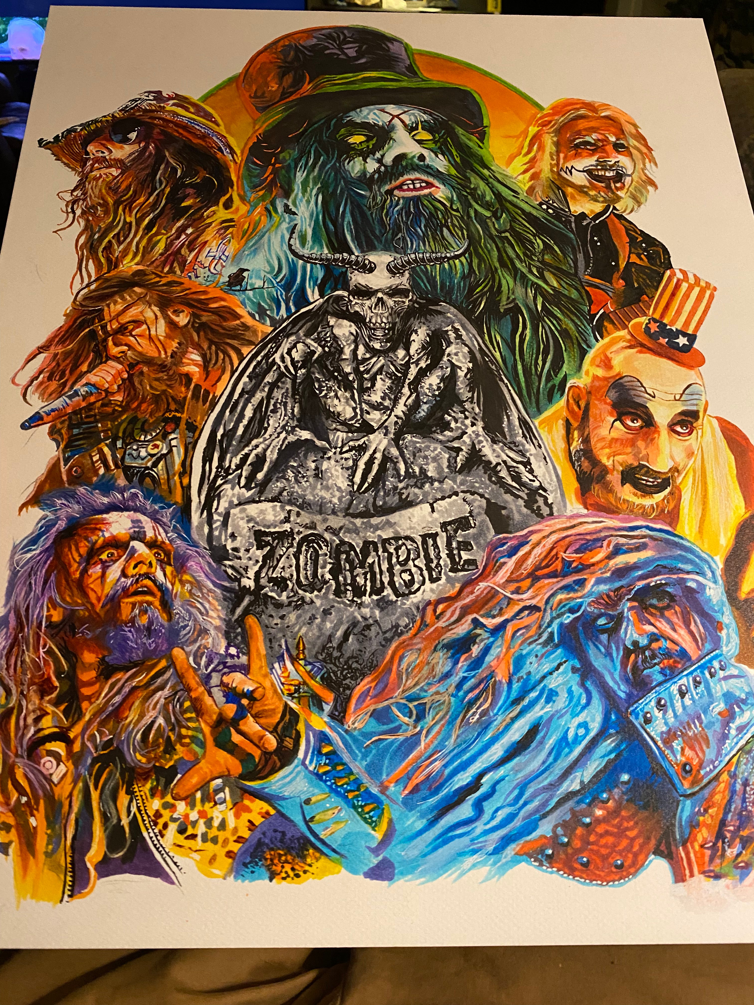 Rob Zombie Wall Decor
