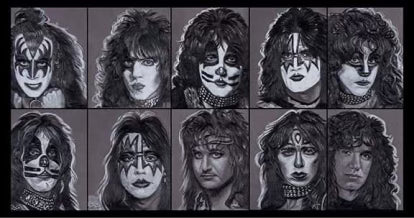 10 KISS Convention drawings All in one