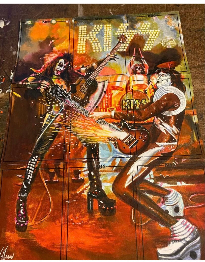 KISS Alive Sketch Card