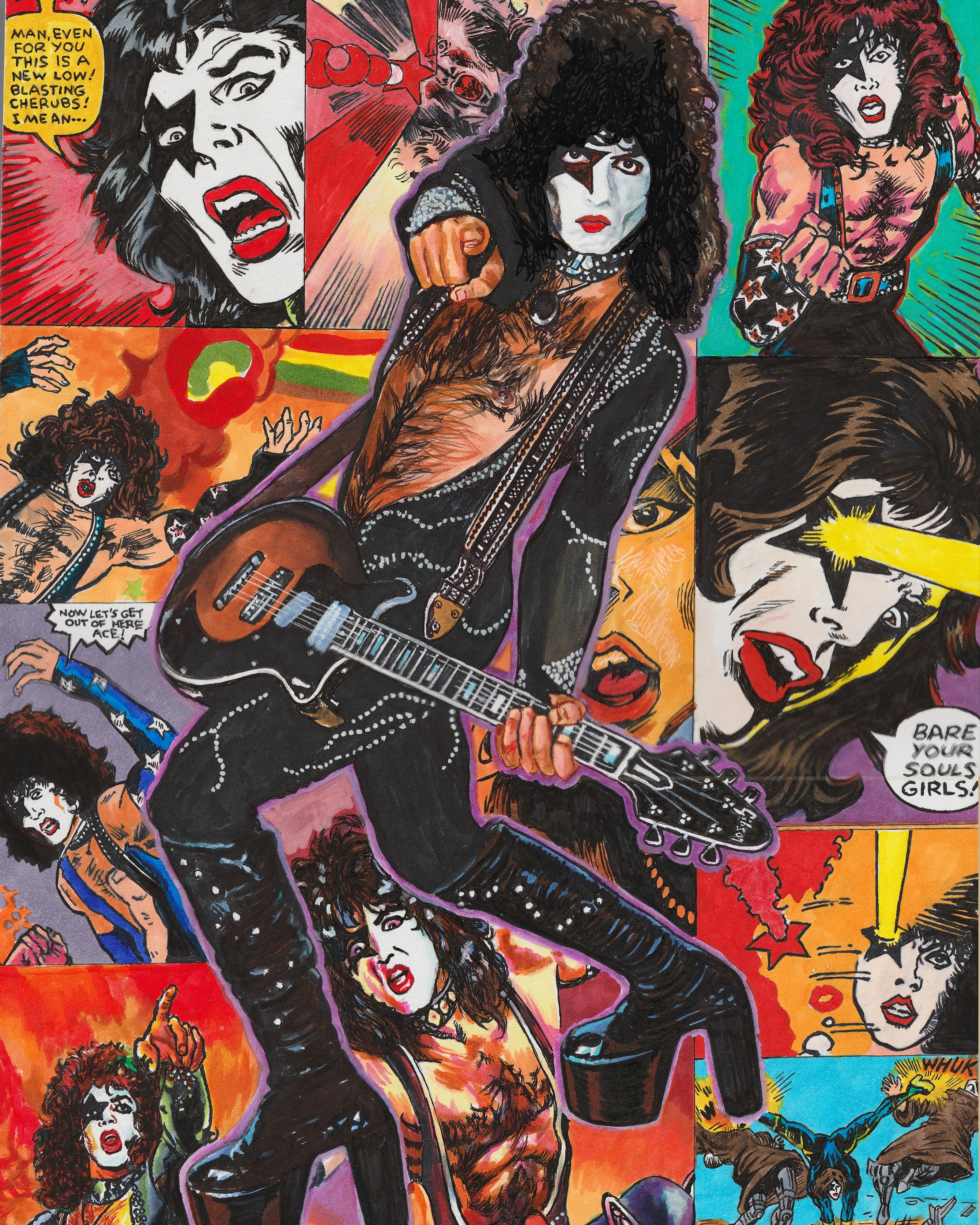 Paul Stanley comic 520 piece puzzle