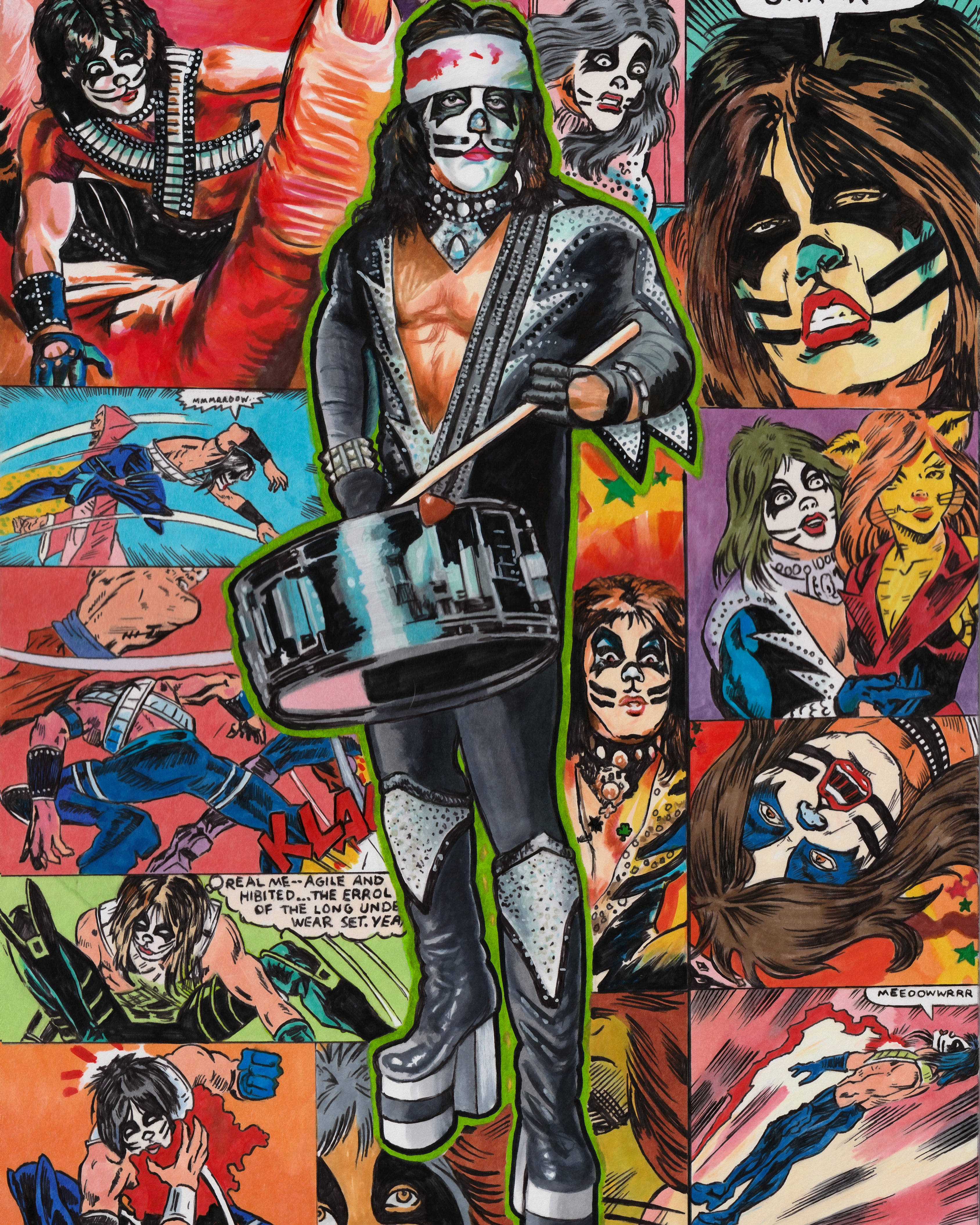 Peter Criss comic 520 piece puzzle