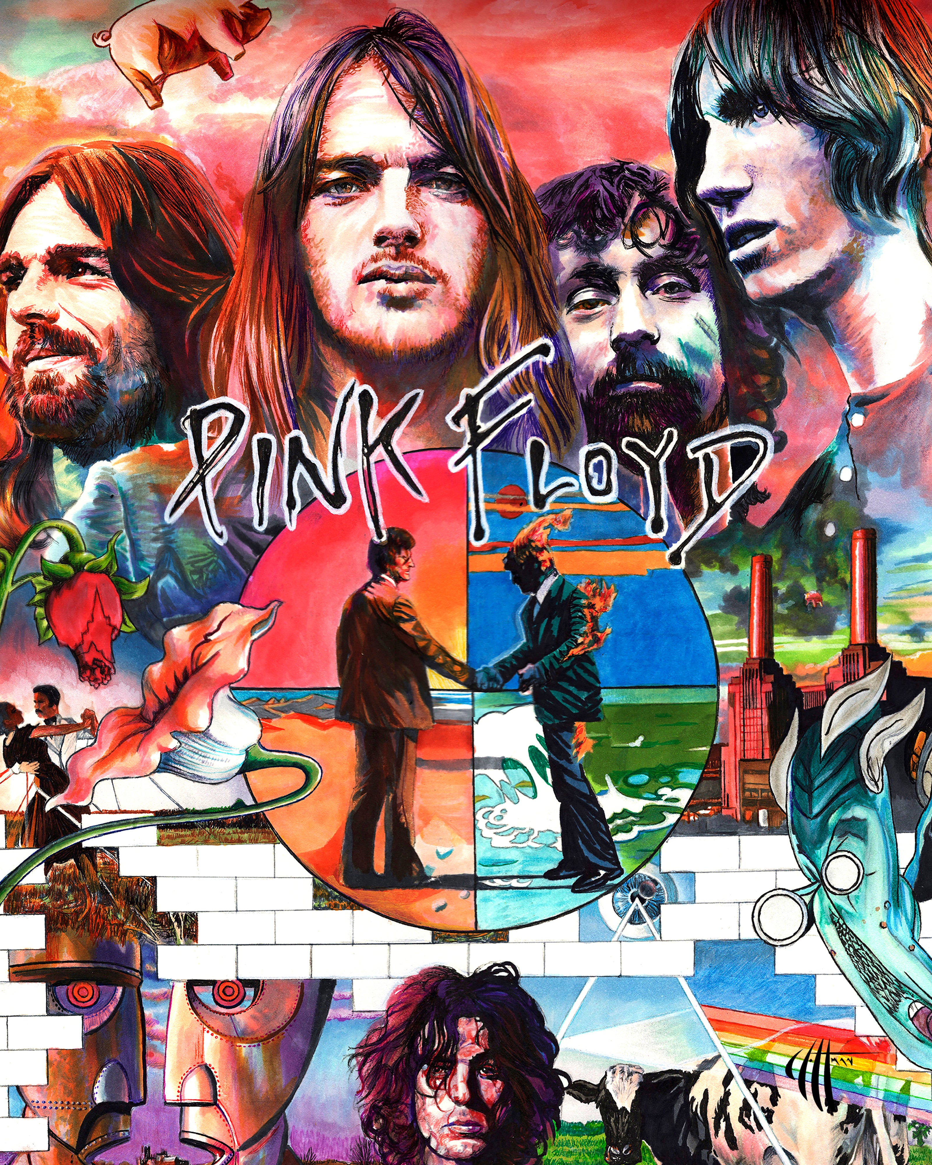 Pop Culture 520 piece puzzle of Chris Hoffman Wall Art