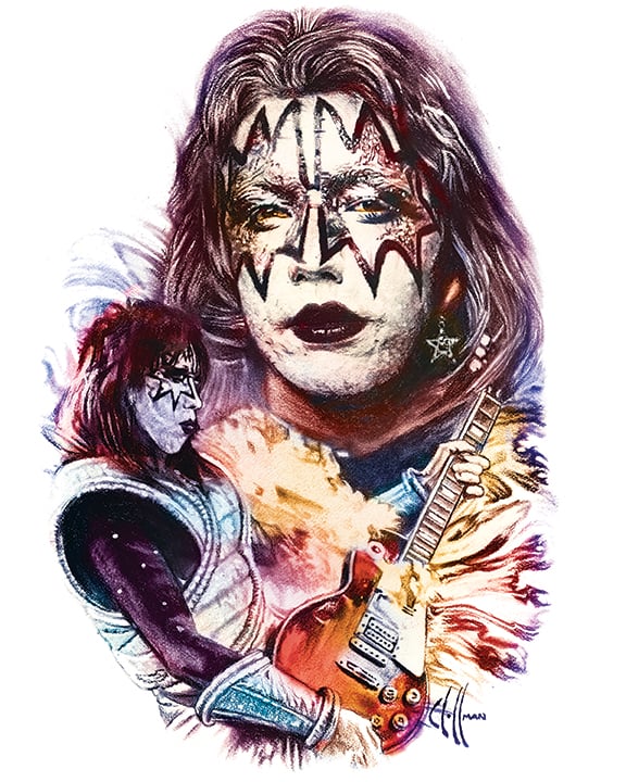 Ace Charcoal Color Wall Art