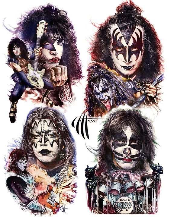 KISS Charcoal Set In Color