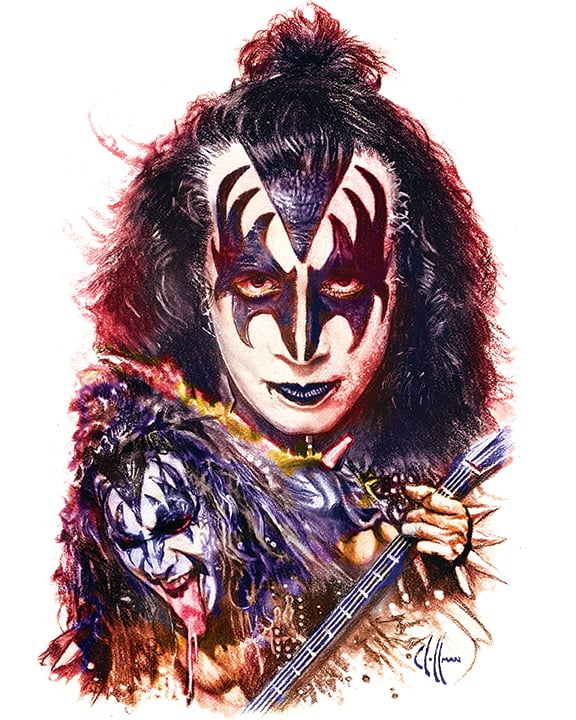 Gene Charcoal Color Wall Art