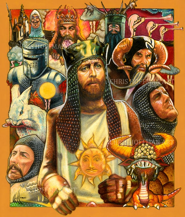 Monty Python Holy Grail Wall Art