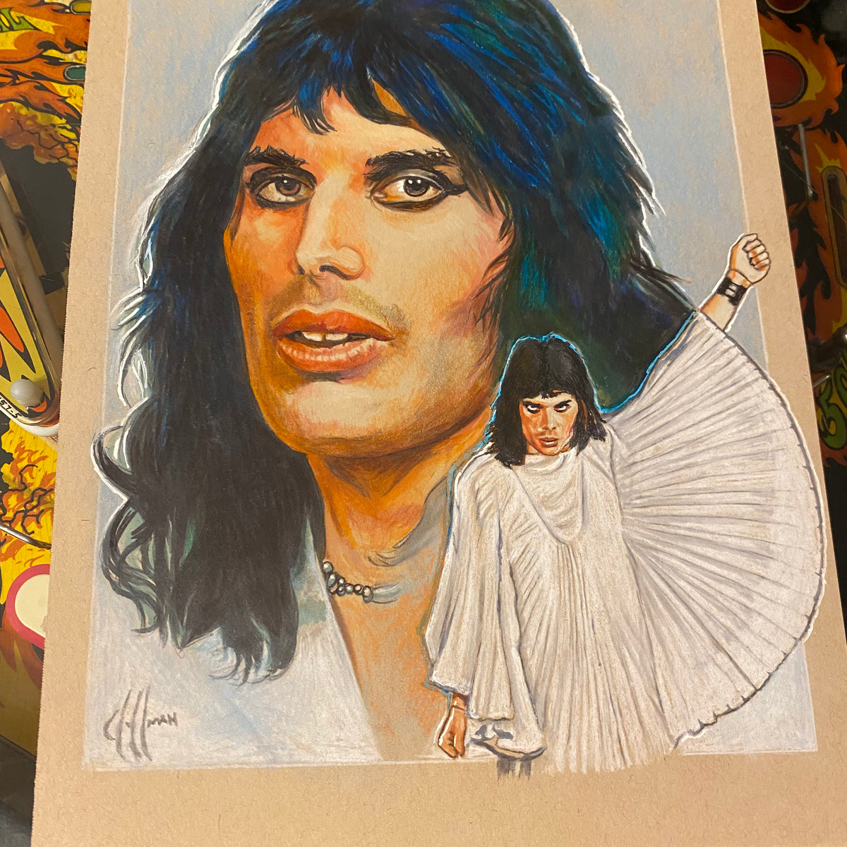 絵画 Fred mercury  97x130cm FATHOM | Freddie Mercury #11 | Queen Photo by Jeffrey Mayer