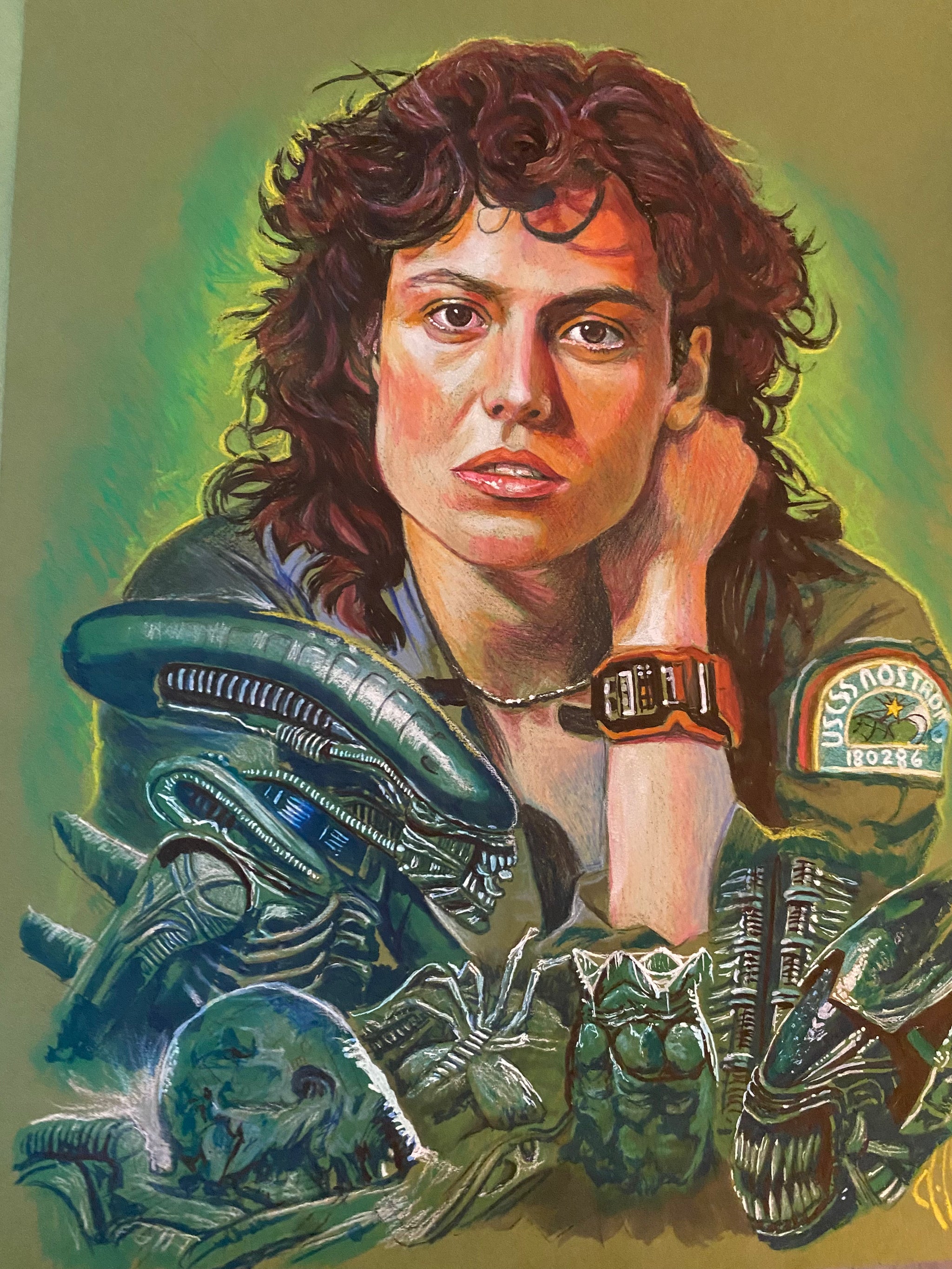 Alien Wall Art Ellen Ripley