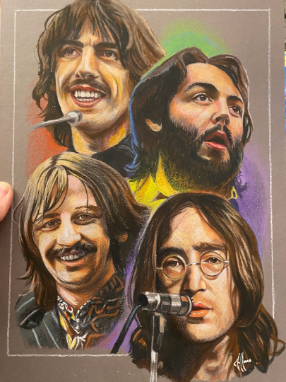 The Beatles Drawing Prints