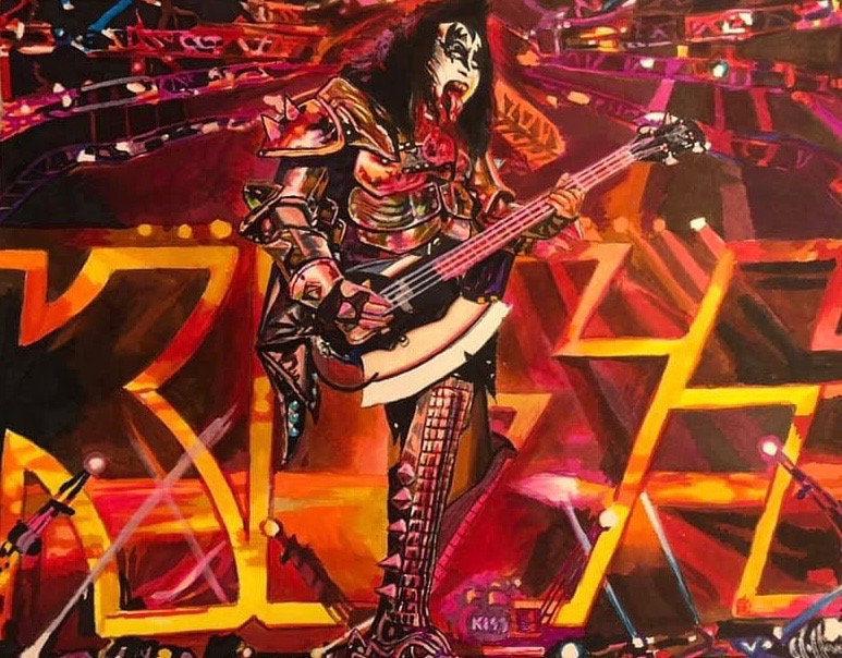 Gene Simmons KISS Wall Art