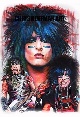 Nikki Sixx Wall Art