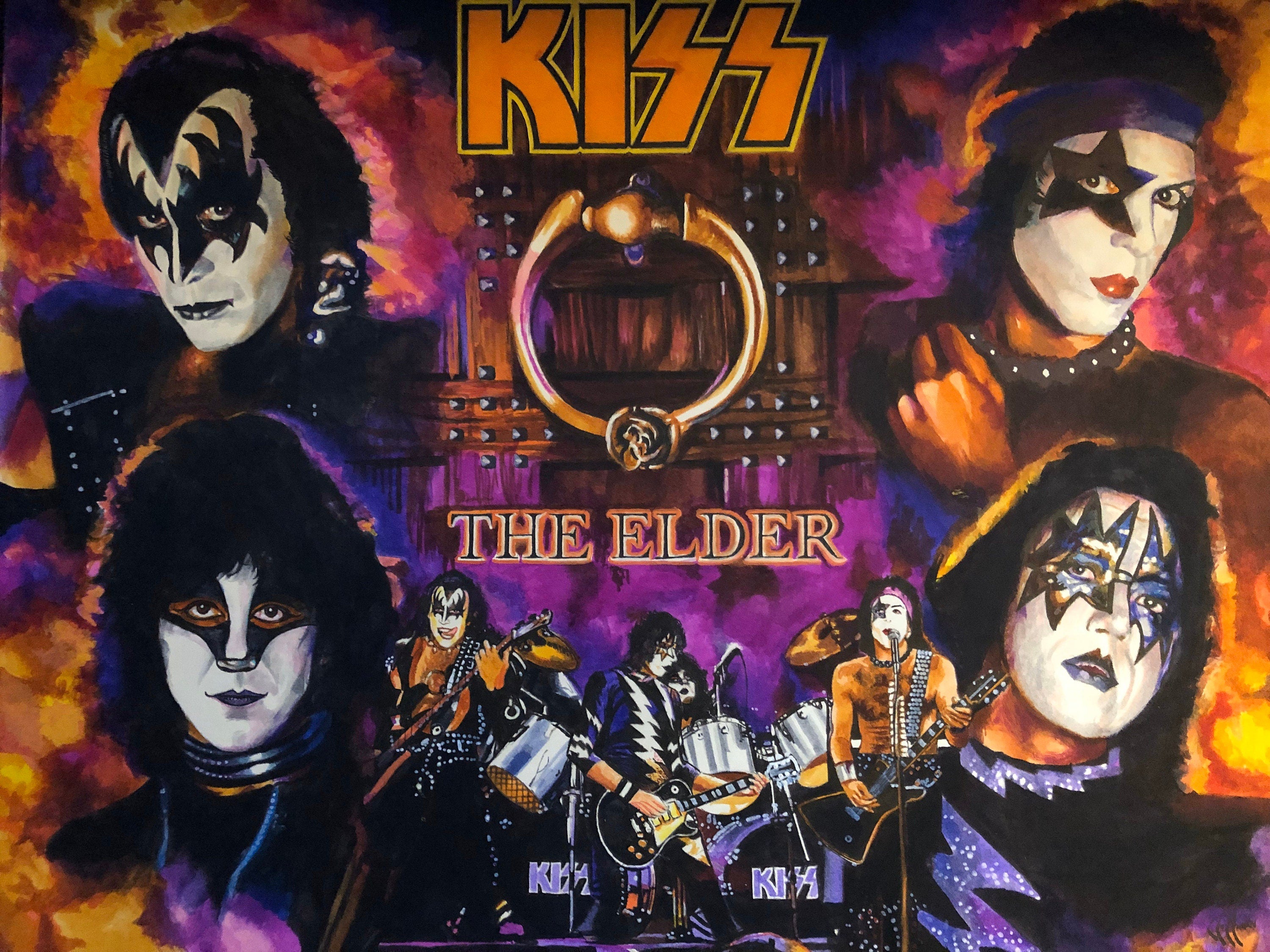 KISS The Elder Wall Art