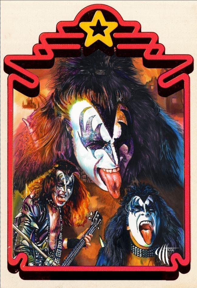 KISS Gene Simmons Wall Art