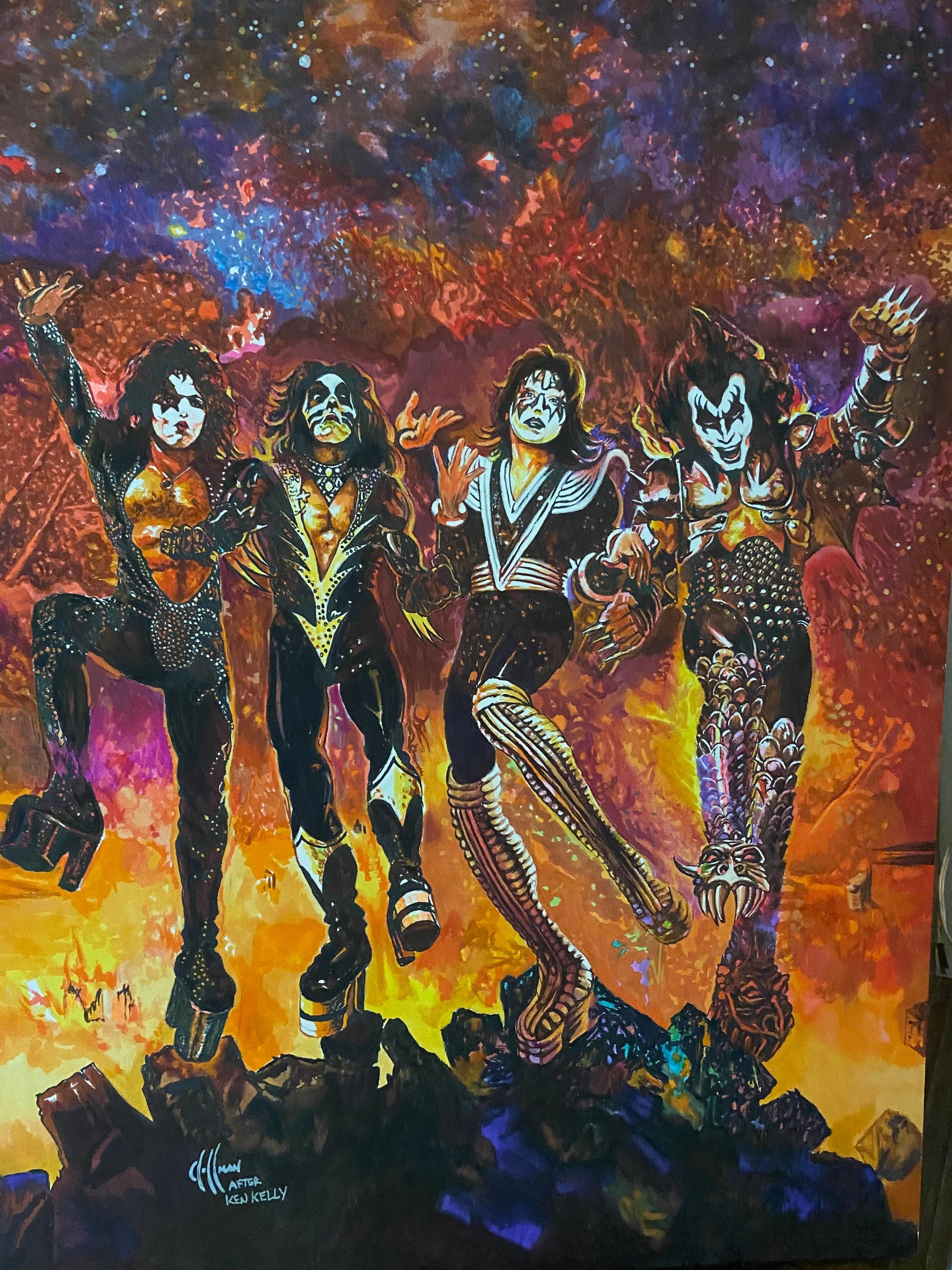 KISS Destroyer 19 x 13 inch Limited Edition art