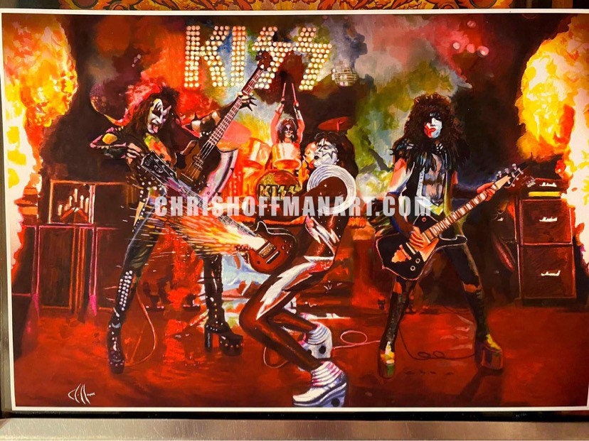 KISS Alive Alternative 2 Wall Art