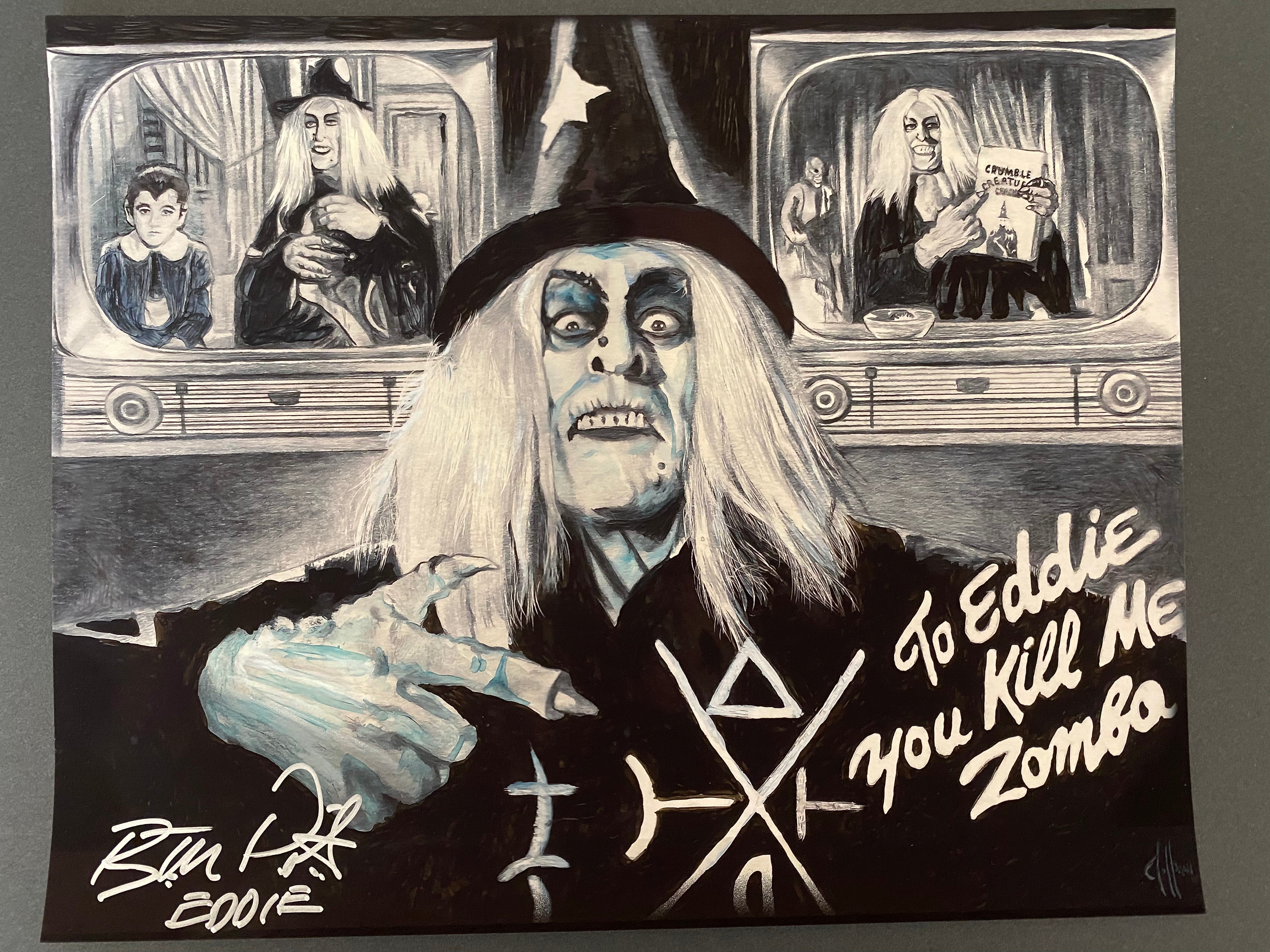 Zombo signed by Butch Patrick